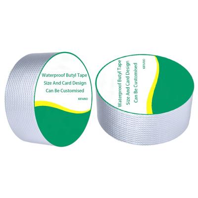 China OEM Waterproof Strong Power Stick Sealant 10Mm 5M Butyl Rubber Aluminum Foil Sealing Strip For Sunlight Room Roof for sale