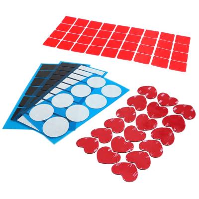 China Hot Sale Custom Dot Sponge Acrylic Adhesive Tissue Waterproof Double Sided Round Circles PE Foam Die Cut Tape for sale