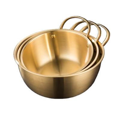 China Factory Sales 201 Heatable Stainless Steel Instant Hot Goods Convenient Food Salad Bowl for sale