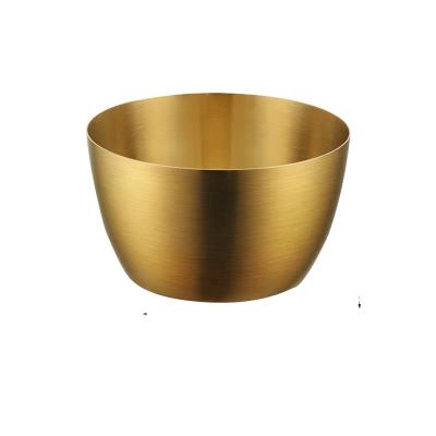 China Heatable Manufacturer Supplier Food Round Mixing 201 Stainless Steel Salad Bowl for sale