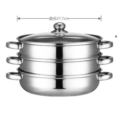 China 410 High Quality 410 Stainless Steel Price Glass Cover Stainless Steel Visible Cooking Pots Good For Kitchen for sale