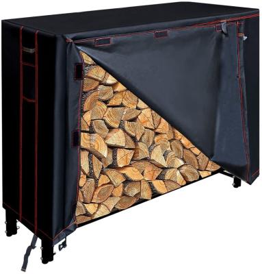 China Dustproof Outdoor Firewood Racks Cover, Heavy Duty Waterproof Log Rack Cover with Vel for Wood Rack for sale