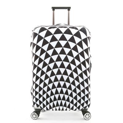 China Luggage Cover Printing Polyester Spandex Luggage Cover Suitcase Cover Cover Device for sale