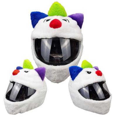 China Clown Santa Bunny Motorcycle Helmet Cover / Helmet Cover for sale