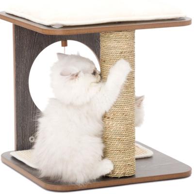 China Popular Selling Cats Amazon Cat Kitten Scratch Sisal Pad Cat Toys Scratcher Courier Toy for sale