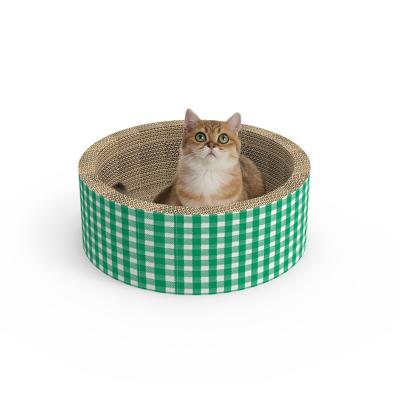 China Cardboard Quality Cat Corrugated Cardboard Cat Bed Cat Scratcher Board for sale