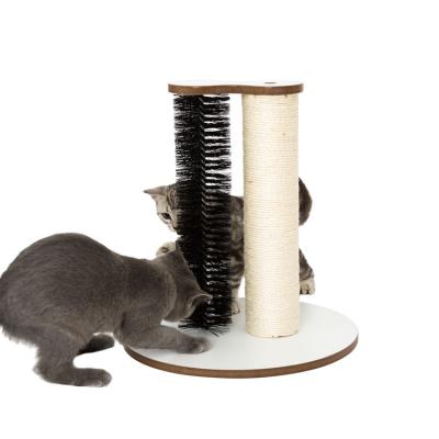 China Cats Wholesale Plastic Needles Sisal Pillar Cat Toy Pet Sisal Striping Post For Cats for sale