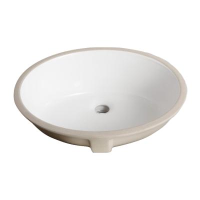 China New Model Eco - Friendly Kitchen Cabinet Ceramic Undermount Bathroom Sink for sale