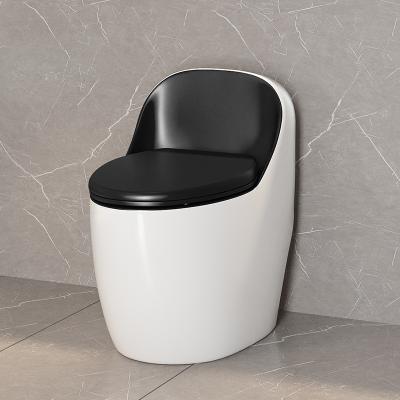 China Eco-friendly Wholesale Cheap Eco-friendly Matte Black Red One Piece Bathroom Double Color Color Ceramic Toilet Bowl for sale