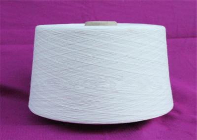 China Kniting / Weaving Polyester Spun Yarn Bleaching White with 100% Virgin Fiber for sale