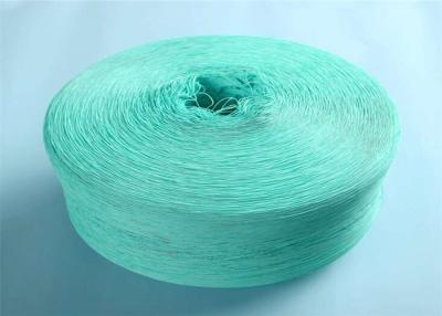 China High Tenacity Blue Spandex Bare Yarn / Dyed Ring Spun Texlon Spandex Yarn For Knitting Socks for sale