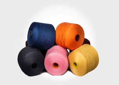 China 1.67kg Big Cone Dyed 100 Polyester Yarn 402 High Tenacity For Weaving for sale