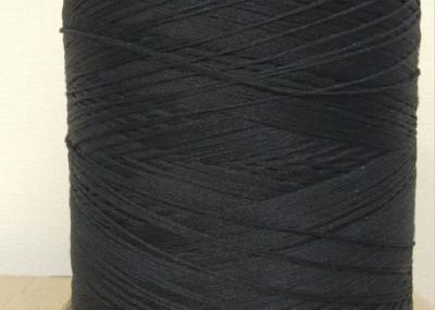 China Black Color Fancy Knitting Yarn , PA6 1300 Dtex Nylon BCF Yarn For Carpets for sale