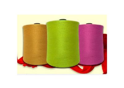 China Dope Dyed 60s / 2 Cotton Knitting Yarn , Recyled Cotton Weaving Yarn Eco - Friendly for sale