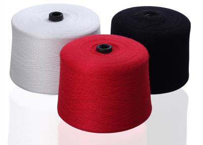 China Anti Pilling Colored Rabbit Wool Immitation Core Spun Yarn 28S / 2 For Garment for sale