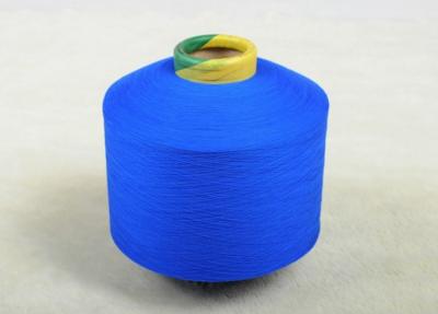 China Blue Color 75D / 48F PP DTY Yarn , Draw Textured Yarn for Knitted Socks / Gloves for sale