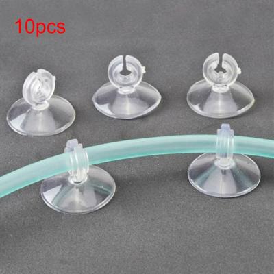 China 10pcs/lot Plastic Fish Tank Suction Cup Holder Aquarium Sucker For Aquarium Pump Airline Tube Holder Acce HSD/027 for sale