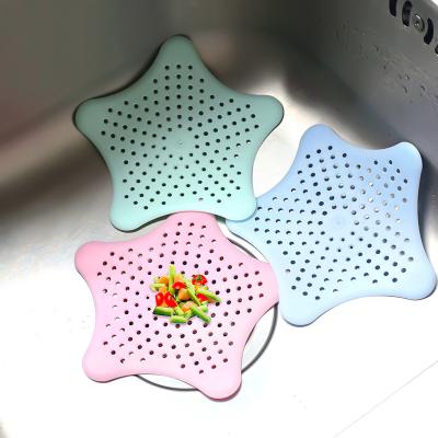 China Floor Drain Silicone Sewer Discharge Strainer Sink Filter Hair Catcher Stopper Bathroom Kitchen Accessories HSD/181 for sale