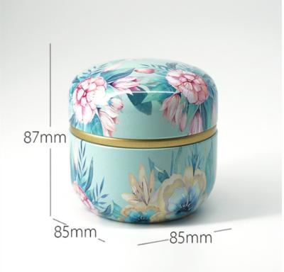 China 50ml Storage Japanese Style Kitchen Tea Canister Potted Storage Rack Sweets Cans Teaware Tea Caddy Tins Containers Storage Box for sale