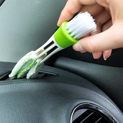 China Multi-Function Automotive Car Brush Cleaning Microfiber Air Vent Deatailing Sponge Laptop Curtain Auto Clean Accessories HSD142 for sale