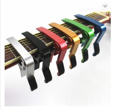 China New Color Acoustic Classical Guitar Capo Metal GUITAR Aluminum Alloy Capo Quick Change Key Flange For Tone Adjusting for sale