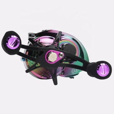 China Fishing Reels Saltwater Fishing Customize Spinning Fishing Reels With Wooden Left Interchangeable Folding Handle Powerful Metal Body for sale