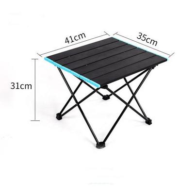 China Portable Camping Table Folding Easy Carry Portable Side Tables Table Top with Aluminum with Carry Bag, Lightweight Waterproof Fold for sale