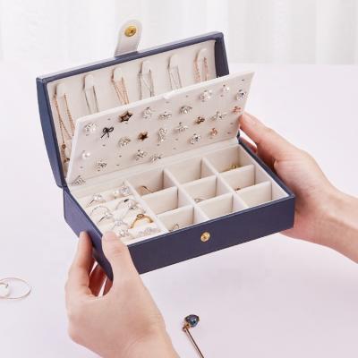 China Fashionable Custom Jewelry Storage Box Logo Printed Fashion Women High Accessory Storage for sale