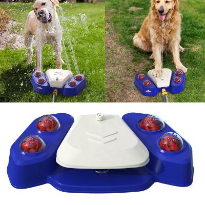 China 2021 Sustainable New Drinking Water Fountain Step On Activated Pet Drinking Dispenser Provides Fresh Water For Dog for sale