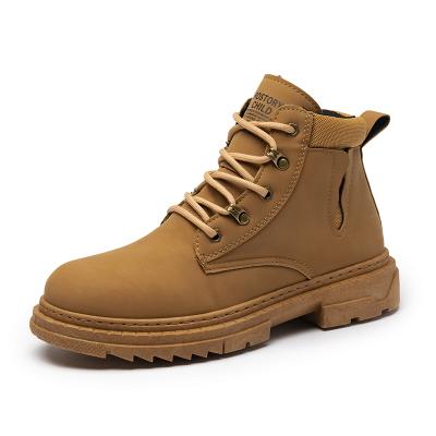 China Martin Men's High Top Breathable Winter Military Boots Safety Fur Boots Breathable Shoes Mens Work Shoes for sale