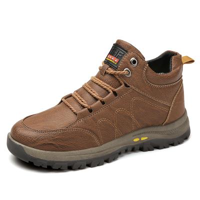 China Steel Toe Labor Insurance Man Shoes Winter Construction Site Work Sports Waterproof Outdoor Shoes Mountaineering Steel Toe Running Shoes for sale