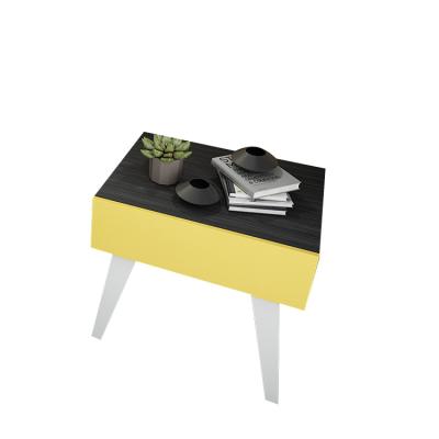 China Other Classic Modern Bedside Coffee Shop Furniture Cabinets Wooden Side Table for sale