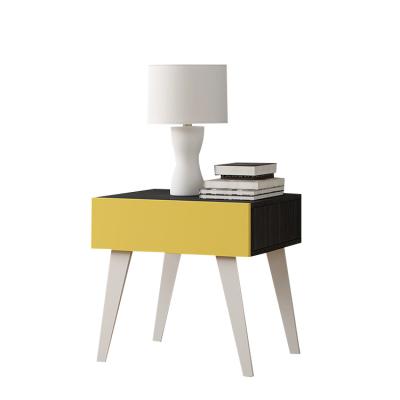 China Other factory wholesale Nordic light household bedside table luxury modern simple nightstand for sale