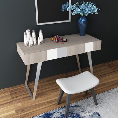 China Hot Sales New Design Hollywood Convertible Luxury Modern Girls Furniture Elegant Bedroom Dressing Table for sale