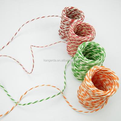 China Mixed Color Mixed Twisted Raffia Paper Rope for sale