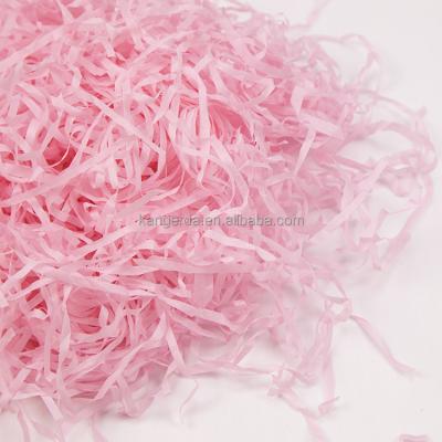 China Virgin Rose Gift Wrapping Shredded Tissue Paper Filler for sale