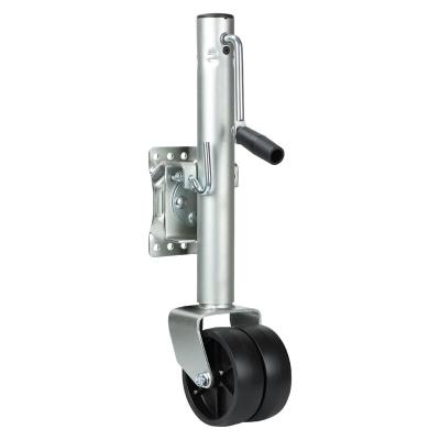 China Trailer Parts 1500lb double wheel trailer jack jockey wheel jack for sale