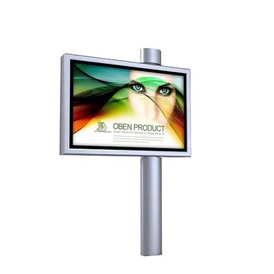 China Static / Outdoor Hainiu Scrolling / Solar Power Double Faced Led Digital Sign Board Billboard For Outdoor Advertising for sale