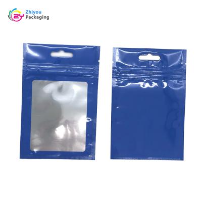 China Disposable Custom Printed Clothes Packaging Zipper Plastic Bags for sale