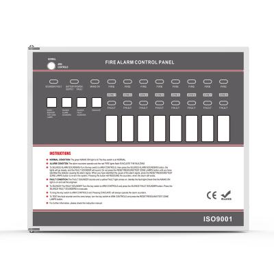 China Hotel New Arrival Conventional Fire Fighting System 8 Zone Fire Alarm Control Panel for sale