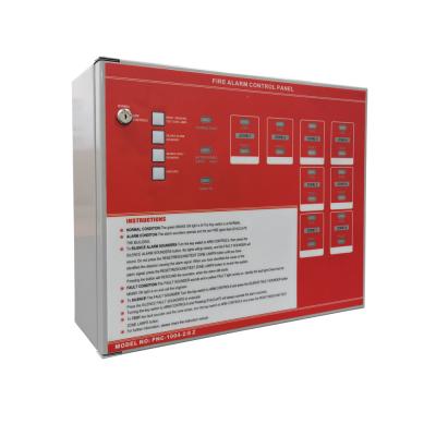 China Conventional Fire Alarm System Panel De Control De Alarma De Incendio Convencional no scam Precio Barato de Direccionable De 10 Zonas for sale