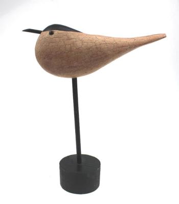 China Wooden bird desgin desktop decoration children gift made of MDF handicraft for sale