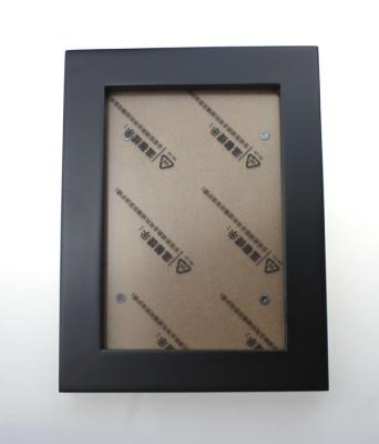 China 3.5x5inch  pine wood photo frame picture frame black color for sale