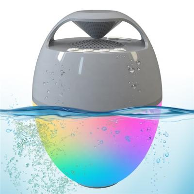 China Phone Function IPX7 Waterproof Shower bluetooth Pool Floating Wireless Speaker with Stereo Sound for Hot Tub, Kayaking, Outdoor Travel, Picnic for sale