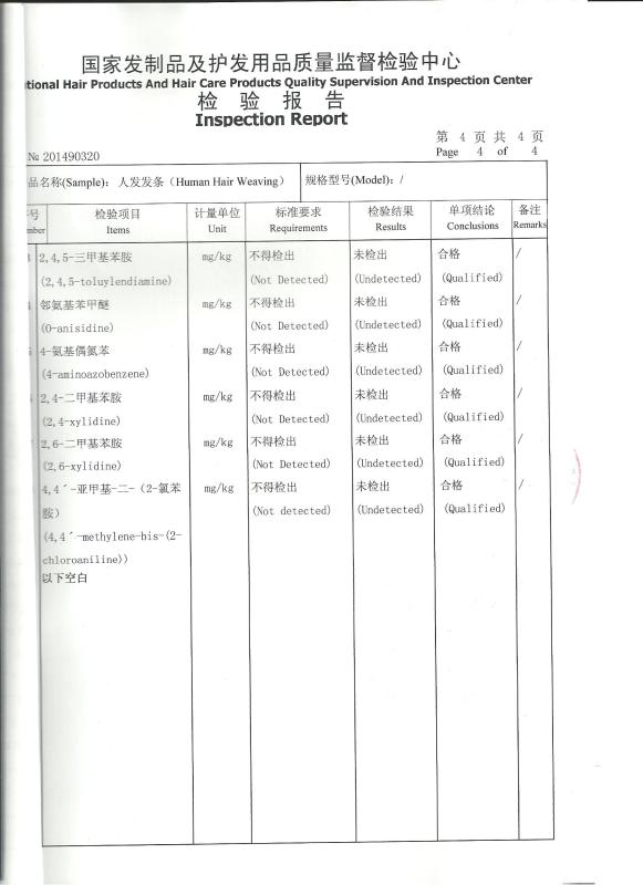 INSPECTION REPORT - Queenlife hair