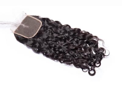 China QueenLife Unprocessed Brazilian Remy Lace Closure Water Wave No Shedding for sale