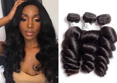 China Queenlife 100% Virgin Loose Wave Hair Weave 18 Inch Not Mix Much Short Hair for sale