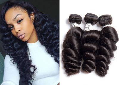 China 100% Brazilian Human Loose Wave Hair Weave For Girls 3 Bundles 9A Grade for sale