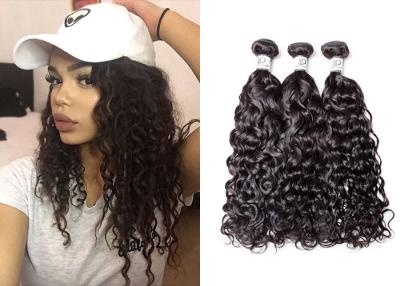 China 100% Virgin Water Wave Hair Bundles , Black Water Wave Weave 18 Inch for sale