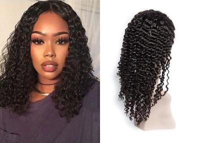 China 180% Density Curly Remy Lace Front Wigs Human Hair Curly For Black Woman for sale